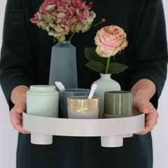 KHAY TRÒN DÉCOR PHONG CÁCH HÀN QUỐC
