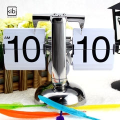 ĐỒNG HỒ LẬT RETRO FLIP CLOCK BẠC 02