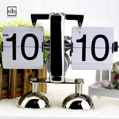 ĐỒNG HỒ LẬT RETRO FLIP CLOCK BẠC 01