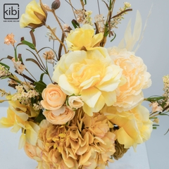 BÌNH HOA LỤA ĐỂ BÀN - PETUNIA 01