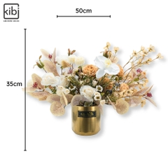 BÌNH HOA LỤA ĐỂ BÀN - DIAMOND 01