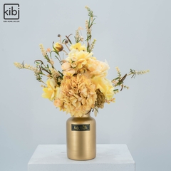 BÌNH HOA LỤA ĐỂ BÀN - PETUNIA 01
