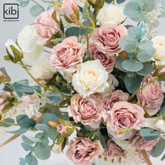 BÌNH HOA LỤA ĐỂ BÀN - ESTHER 02