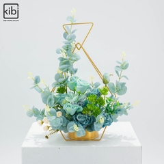 GIỎ HOA LỤA ĐỂ BÀN - SUNSHINE