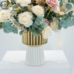 BÌNH HOA LỤA ĐỂ BÀN - ESTHER 02
