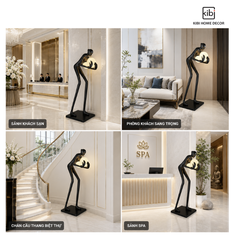 ĐÈN NGƯỜI ÔM BÓNG NGHỆ THUẬT