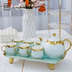 SET BÌNH TRÀ MẠ VÀNG TT01