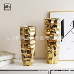 BÌNH GỐM MẠ VÀNG BG01