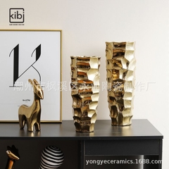 BÌNH GỐM MẠ VÀNG BG01