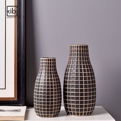 BÌNH GỐM HỌA TIẾT HÌNH HỌC BG04