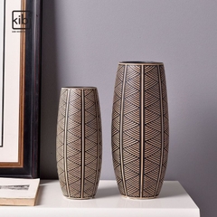 BÌNH GỐM HỌA TIẾT HÌNH HỌC BG05