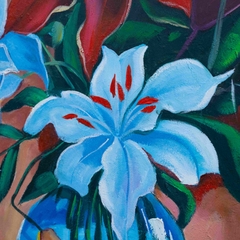 TRANH SƠN DẦU HOA LILY 02