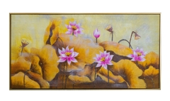 TRANH SƠN DẦU ĐẦM SEN 02