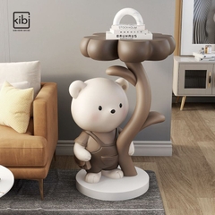 TƯỢNG DÉCOR LEAF RABBIT