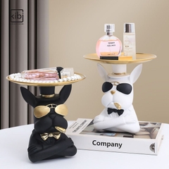 TƯỢNG DÉCOR BULLDOG TRAY