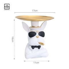 TƯỢNG DÉCOR BULLDOG TRAY
