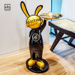 DÉCOR THỎ POSITIVE BỒI BÀN CAO CẤP 01