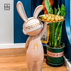 DÉCOR THỎ POSITIVE BỒI BÀN CAO CẤP 01