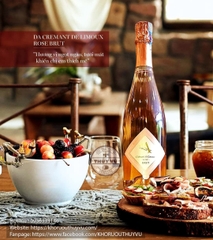 Rượu Vang Pháp Da Cremant De Limoux Rose Brut