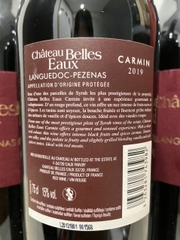 Rượu Vang Carmin Chateau Belles Eaux