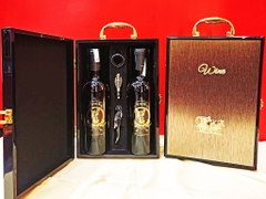 Set quà Tết 2025 - Hộp rượu vang & whiskey đẳng cấp