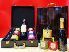 Set quà Tết 2025 - Hộp rượu vang & whiskey đẳng cấp