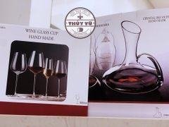 Bình thở rượu vang Pha lê Decanter Bohemia