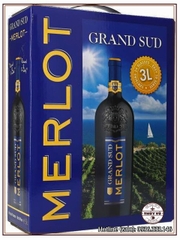 Vang bịch Grand Sud Merlot 3L