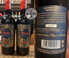 Rượu vang ý Magnus Vino Rosso 17%