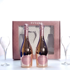 Rượu Vang sủi Ý  Pitars Colors Prosecco Rose