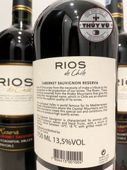 Rượu vang Rios De Chile Reserva
