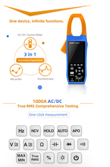 Đồng hồ kẹp AC/DC thông minh CMS101 1000A và máy hiện sóng