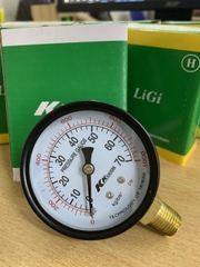 Đồng hồ đo áp suất không có dầu 70kg mặt 63mm