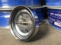 Đồng hồ nhiệt độ LiGi chân sau đường kính mặt 75mm, dải đo: 0-50 oC đến 0-350 oC