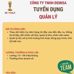 TUYỂN DỤNG - THÁNG 3/2026