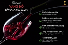 TẠI SAO RƯỢU VANG ĐỎ TỐT CHO TIM MẠCH ?