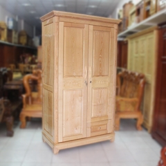 Tủ áo gỗ Sồi 2 cánh 1612