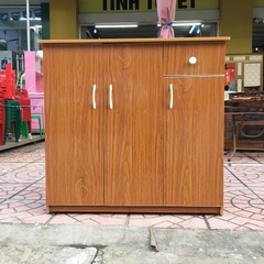 Tủ giày nhựa 3 cánh màu cánh gián