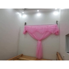 Màn khung xếp zen hồng + khung