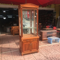 Tủ rượu gỗ Xoan đào 0.8m 1800