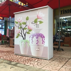 Tủ áo nhựa 4 cánh 3D 1462