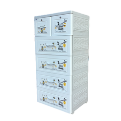 Tủ nhựa trẻ em Nova-Duy Tân xanh lơ 5NK