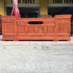 Kệ ti vi gỗ Hương đá mõ thẳng loại to