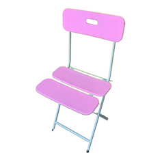 Ghế gấp 3 mảnh mặt nhựa chân sắt