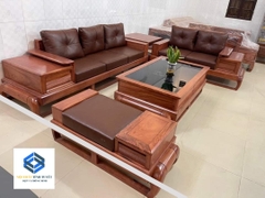 Sofa gỗ hương đá chân hươu bên phải