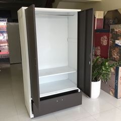 Tủ áo sắt Trường Phát 2 Cánh đen 1551