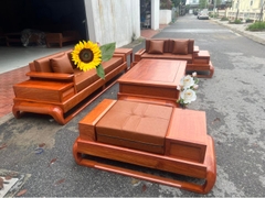 Sofa gỗ hương đá đùi gà bên phải