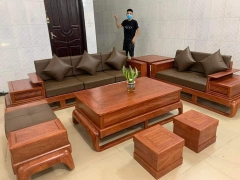 Sofa gỗ hương đá đùi gà bên phải