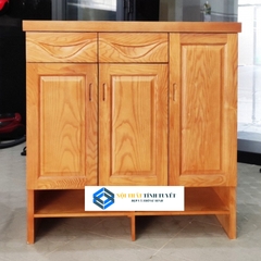 Tủ giày gỗ Sồi 1m