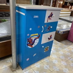 Tủ nhựa trẻ em 1C 5NK Xanh